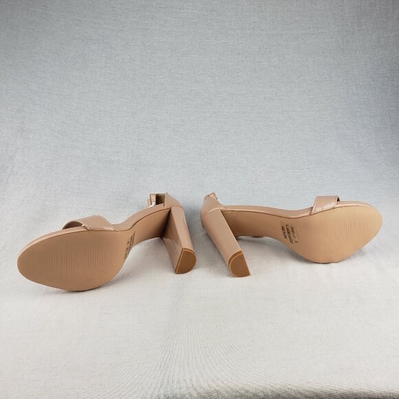 Elegant Collection Jinny-5 Style Pink Blush Heels Shoes - Picture 7 of 9